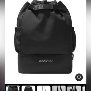 Beyond Yoga Convertible Gym Bag Backpack Black